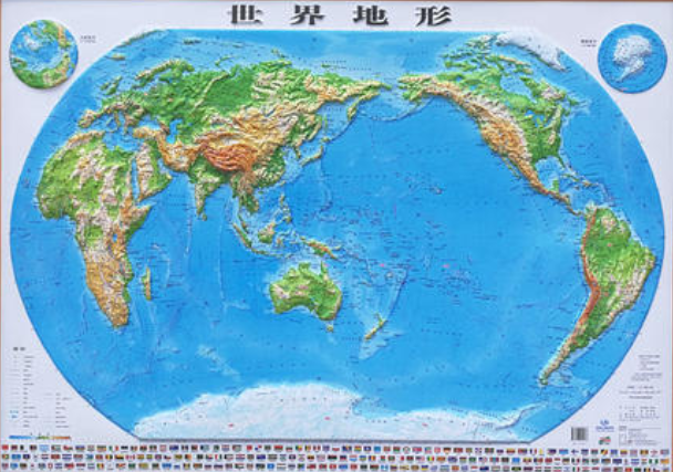 天下平面地形模子